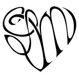 L+M heart tattoo: Love, bond