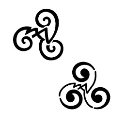 Triskell M+A+N tattoo