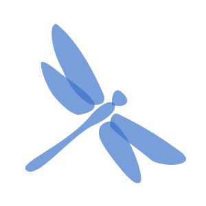 Watercolor minimal dragonfly tattoo