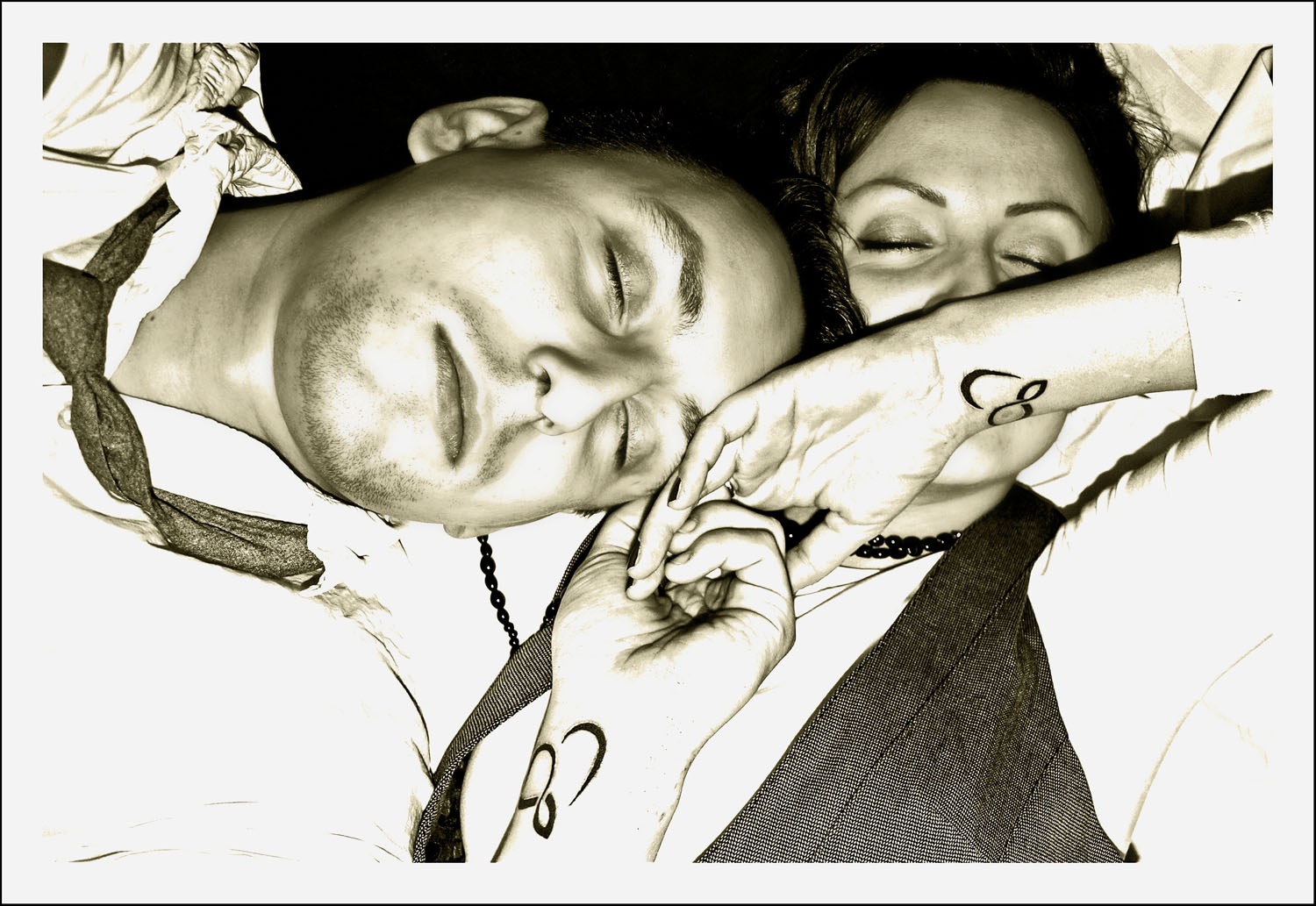 Jakub - Infinity hearts tattoo