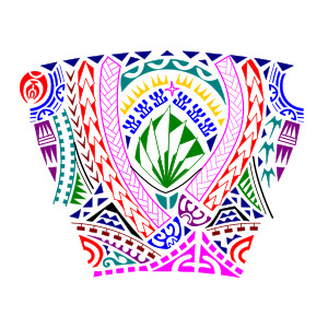 Polynesian family warrior forearm sleeve
tattoo