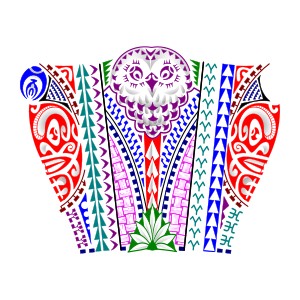 Polynesian armband tattoo