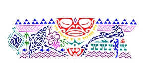 Polynesian forearm band woman warrior
tattoo
