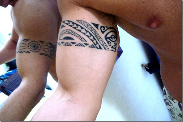 Luigi - Polynesian armband tattoo photo