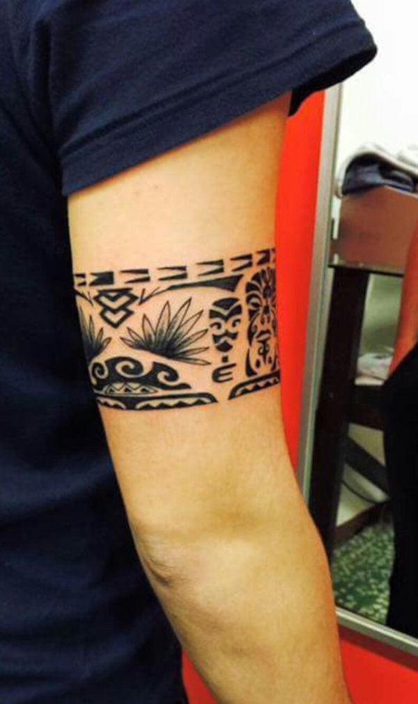 Michele - mixed armband tattoo