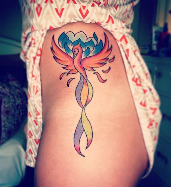 Sydney - phoenix lotus tattoo