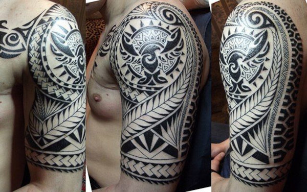 Vazir - Sun & eagle tattoo